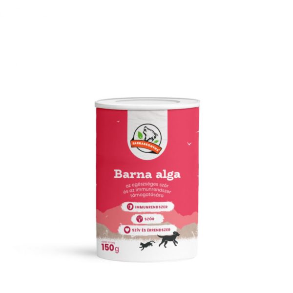 Barna Alga Kutyusoknak és Cicusoknak a Fénylő Szőrért, Jó Pigmentekért 150g