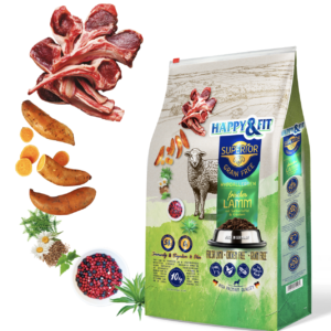 Happy&Fit Superior GF Hypo Friss Bárány, Édesburgonya és Gyógynövények 10kg