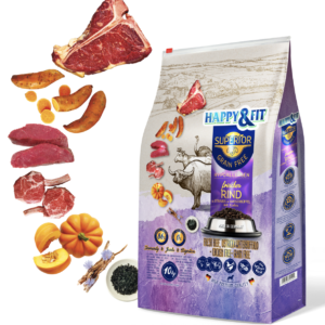 Happy&Fit Superior GF Hypo Friss Marha, Strucc, Vizibivaly és Sütőtök 10kg
