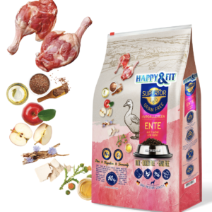 Happy&Fit Superior GF Hypo Kacsa, Halolaj és Alma 10kg