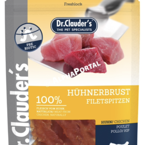 Dr. Clauders Dog Jutalomfalat Premium Csirkefilé Csíkok 80g