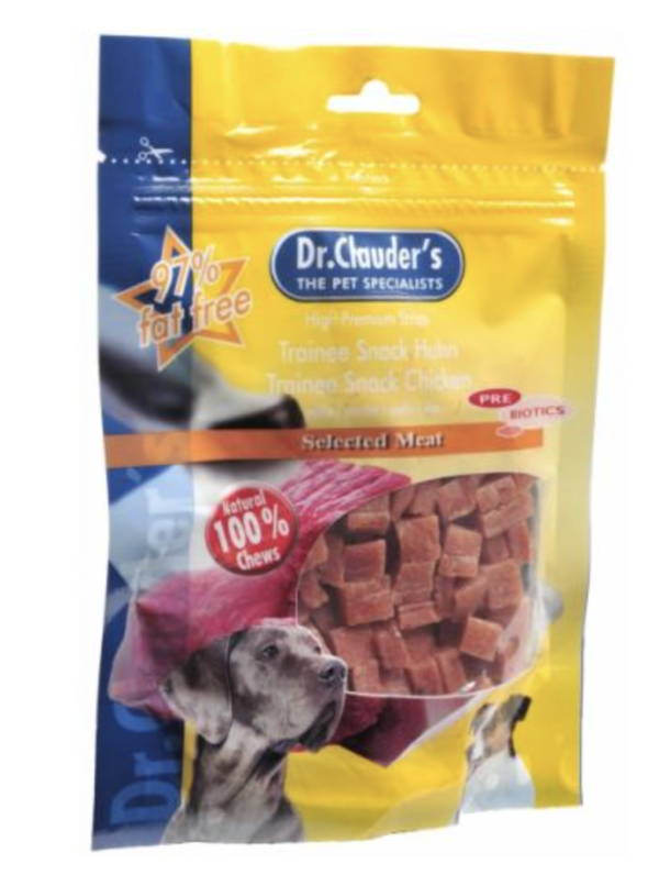 Dr. Clauders Dog Jutalomfalat Premium Csirkés Tréning 80g