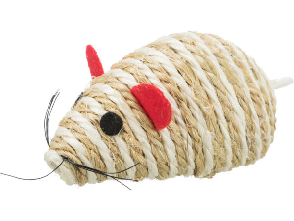 Trixie Játék Macska Fonalból Egér 10cm - Vajszínű