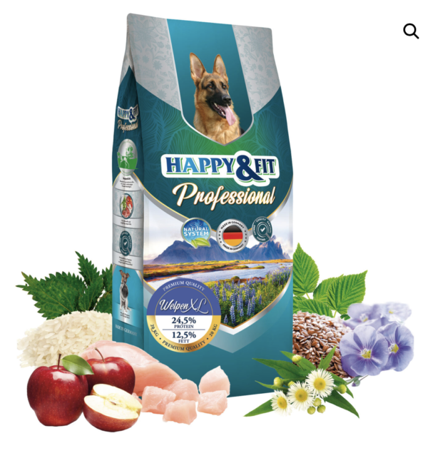 Happy&Fit Professional Welpen XL (Nagytestű Kölyökkutyák Részére) 20kg