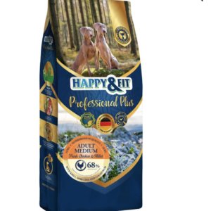 Happy&Fit Professional Plus Adult Medium Fresh Chicken & Millet (Közepes Testű Felnőtt Kutyák Részére) 18kg