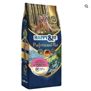 Happy&Fit Professional Plus Adult Mini Sensitive Lamb & Rice (Kistestű Felnőtt Kutyáknak Bárány és Rizs) 18kg