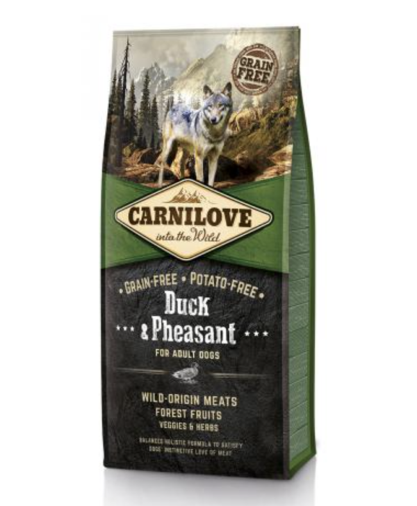 Carnilove Adult Duck & Pheasant- Kacsa és Fácánhússal 12kg