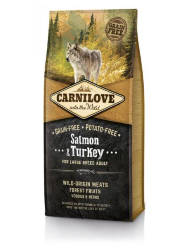 Carnilove Adult Large Salmon & Turkey- Lazac és Pulykahússal 12kg