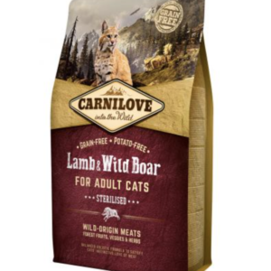 Carnilove Cat Adult Lamb & Wild Boar Sterilised- Bárány & Vaddisznóhússal 2kg
