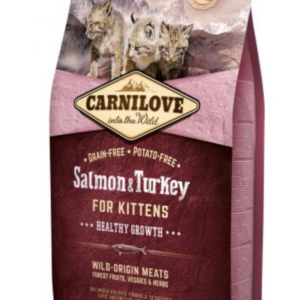 Carnilove Cat Kitten Salmon & Turkey – Healthy Growth - Lazac és Pulykahússal 2kg