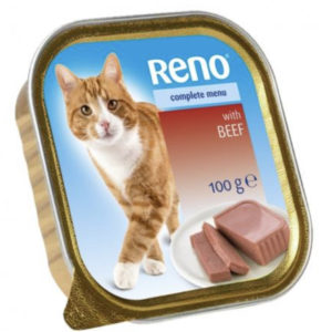 Reno Alutálka Macska Marha 100g
