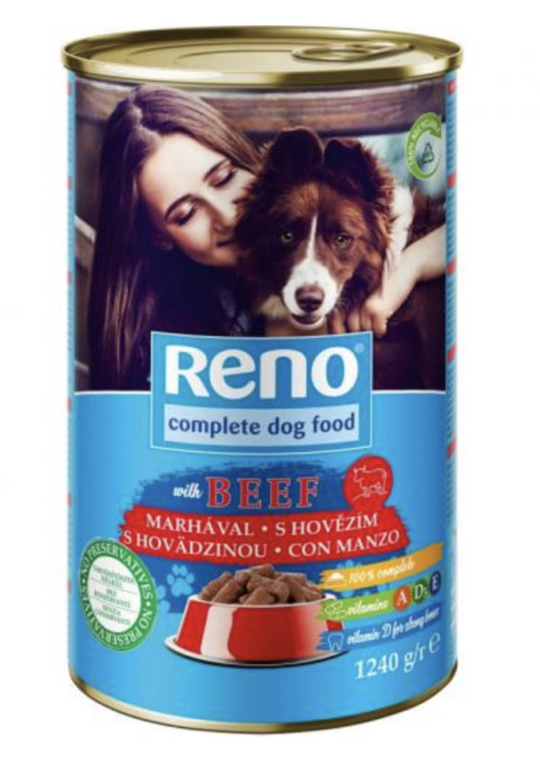 Reno Konzerv Kutya Marha 1240g