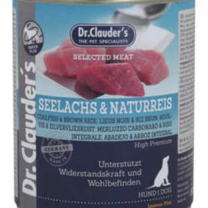Dr.Clauders Dog Selected Meat Tőkehalas és Rizses Konzerv 800g