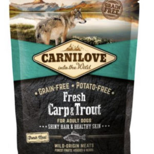 Carnilove Fresh Adult Dog Carp & Trout Hair & Healthy Skin- Ponty & Pisztránghússal 1,5kg