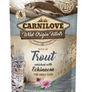 Carnilove Cat Tasakos Trout With Echinacea - Pisztráng Echinaceával 85g