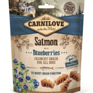 Carnilove Dog Crunchy Snack Salmon & Blueberries- Lazac Hússal és Áfonyával 200g