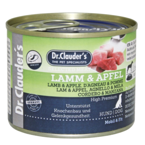 Dr.Clauders Dog Selected Meat Bárányos és Almás Konzerv 200g