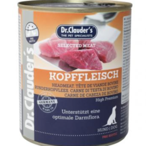 Dr.Clauders Dog Selected Meat Fejhúsos Konzerv 800g