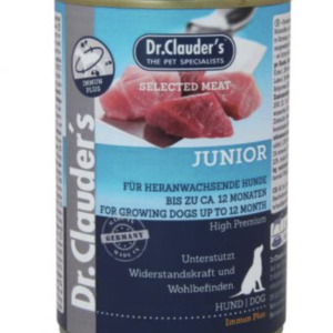 Dr.Clauders Dog Selected Meat Junior Konzerv 400g