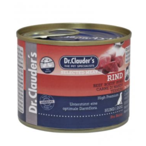 Dr.Clauders Dog Selected Meat Marhás Konzerv 200g