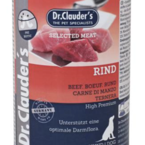 Dr.Clauders Dog Selected Meat Marhás Konzerv 400g