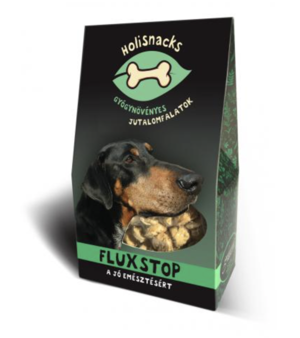 Holisnacks FLUXSTOP Gyógynövényes Jutalomfalat 100g