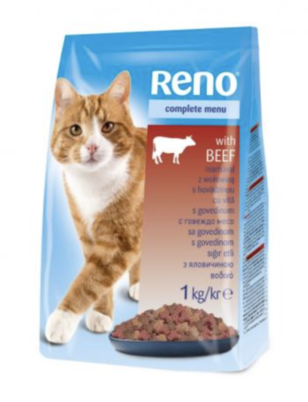 Reno Száraz Macska Marha 1kg