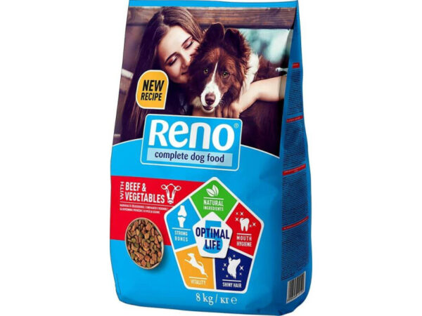 Reno Száraz Kutya marha, zöldség 8kg