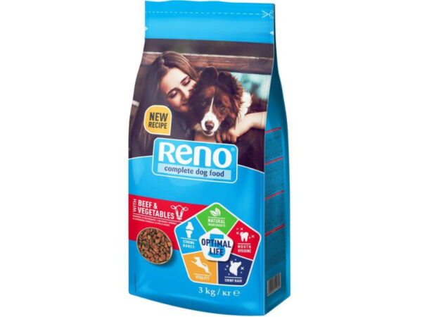 Reno Száraz Kutyatáp Marha 3kg