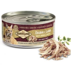 CarniLove Cat Chicken & Lamb Can- Csirke és Bárányhússal  Konzerv 100g
