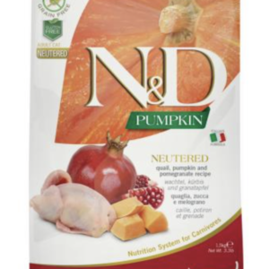N&D Cat Grain Free Pumpkin Fürj Ivartalanított 1,5kg