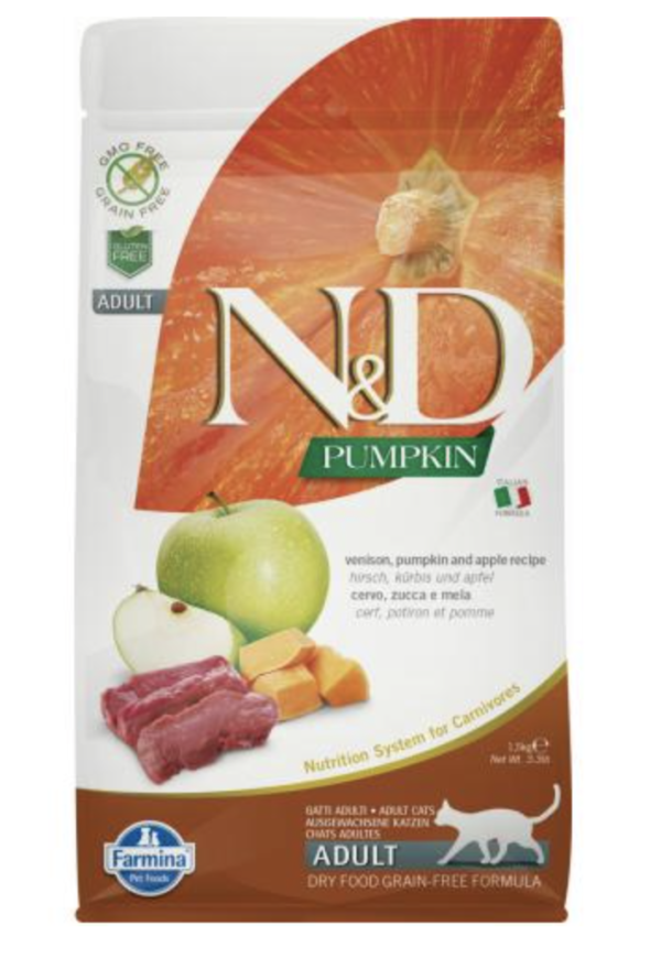 N&D Cat Grain Free Pumpkin Vadhús 1,5kg