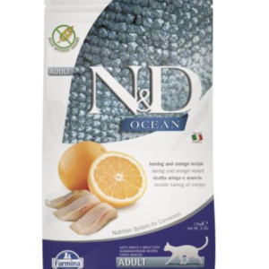 N&D Cat Ocean Hering & Narancs Adult 1,5kg