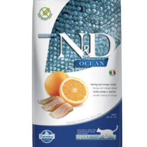 N&D Cat Ocean Hering & Narancs Adult 10kg