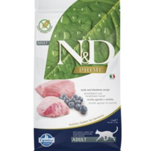 N&D Cat Prime Bárány & Áfonya Adult 1,5kg