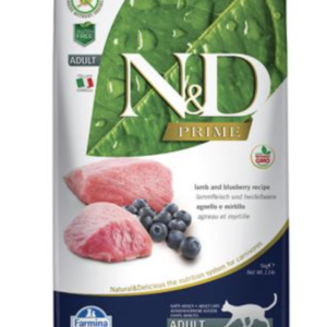 N&D Cat Prime Bárány & Áfonya Adult 5kg