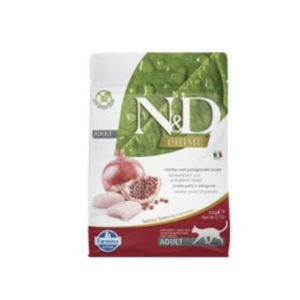 N&D Prime Cat Csirke & Gránátalma Adult 300g