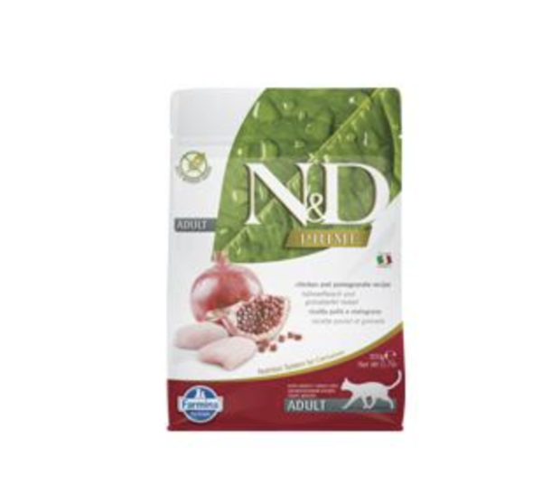 N&D Prime Cat Csirke & Gránátalma Adult 300g