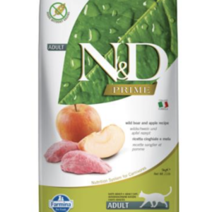 N&D Cat Prime Vaddisznó & Alma Adult 10kg