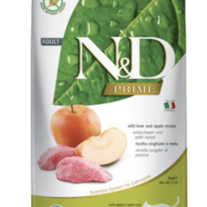 N&D Cat Prime Vaddisznó & Alma Adult 5kg