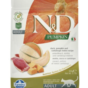 N&D Cat Pumpkin Kacsa, Sütőtök, Sárgadinnye 300g