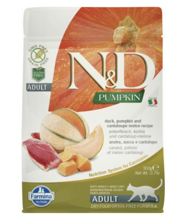 N&D Cat Pumpkin Kacsa, Sütőtök, Sárgadinnye 300g