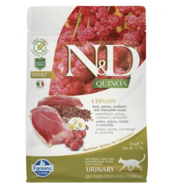 N&D Cat Quinoa Urinary Kacsa 300g