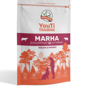 YouTi Training Marha, Málna, Spenót Jutalomfalat 100g