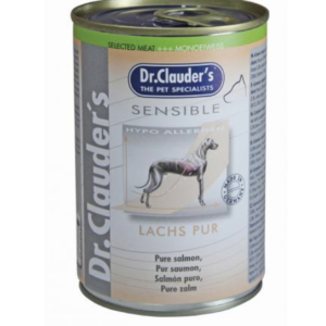 Dr.Clauders Dog Selected Meat Sensible Salmon Pure Lazacos Konzerv 375g
