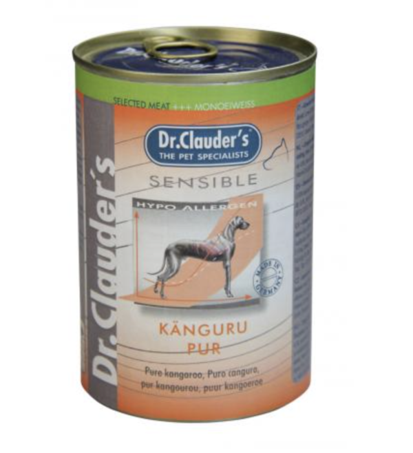 Dr.Clauders Selected Meat Sensible Kenguru Pure Kengurus Konzerv 400g