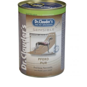 Dr.Clauders Selected Meat Sensible Ló Pure Lovas Konzerv 400g