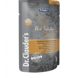 Dr.Clauders Best Selection Cat No7 Alutasak Csirke & Fácán Sárgabarackkal - Hair & Skin 85g