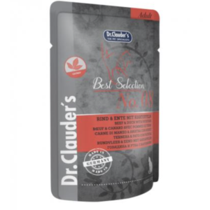 Dr.Clauders Best Selection Cat No8 Alutasak Marha & Kacsa Burgonyával - Catnip 85g