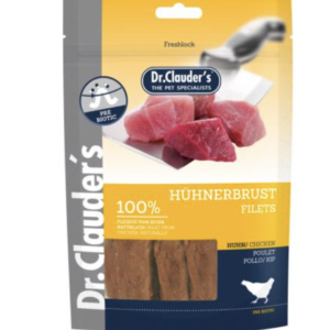Dr.Clauders Dog Jutalomfalat Premium Csirkemell Filé 80g